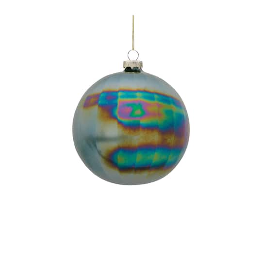 Melrose Elegant Green Glass Ornament Set